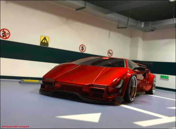 1:18 LAMBORGHINI Khyzyl-Saleem-Huratach- Rot-Asia Liberty Walk Breitbau [ RED-EDITION ]